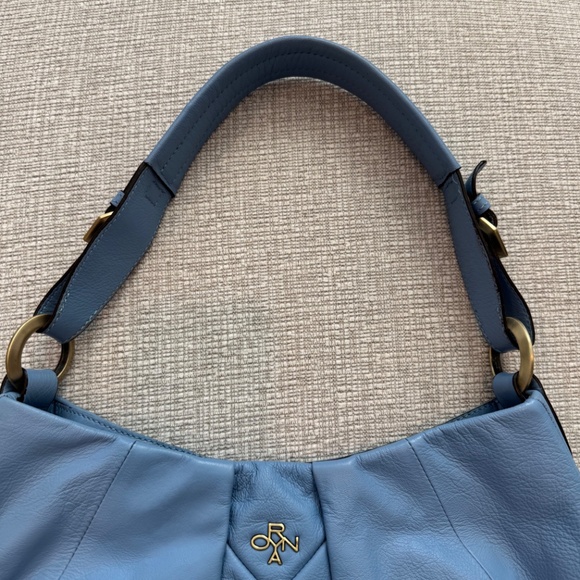 orYANY Women’s Leather Hobo Shoulder Bag / Purse Sky Blue - Picture 4 of 16